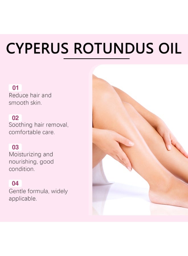  اوساورا عبوتان من زيت إزالة الشعر بزيت السعد المستدير | يُرطب بصيلات الشعر بلطف، ويُثبط نمو الشعر، ويُلطف البشرة ويُرممها، مناسب للرجال والنساء 60 مل × 2 - Image 5